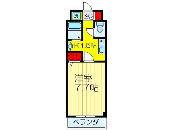 Ｍ　ＰＬＡＺＡ津田駅前１２番館の物件間取画像